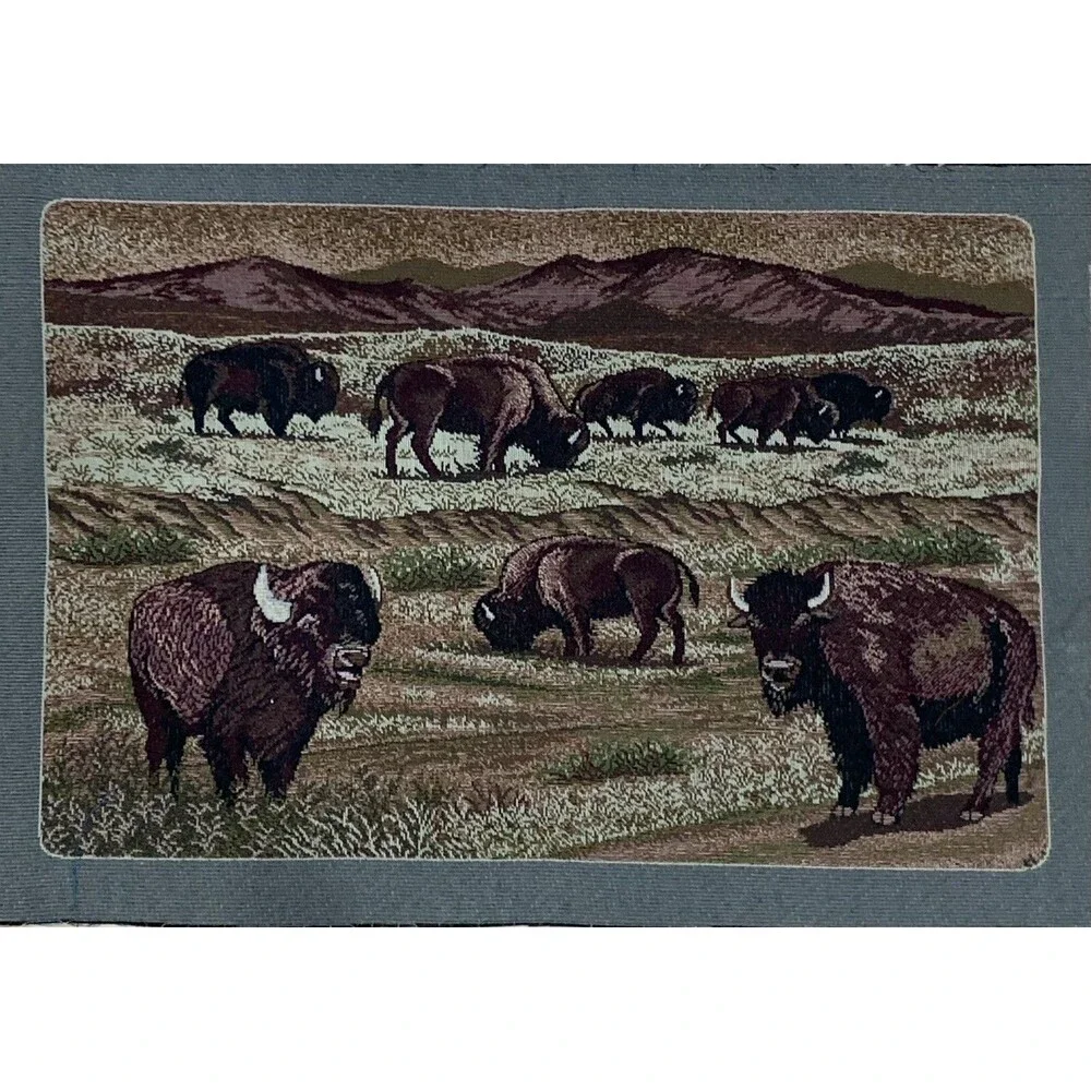 New Tapestry Panel Buffalo Approx. 18